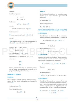 Ejemplo:
Sean los conjuntos:
A = { a, b }
M = { m, n, p}
Se denota:
a  ℜm  ó  (a, m) ∈ℜ
y se lee:
“ a está relacionada con m