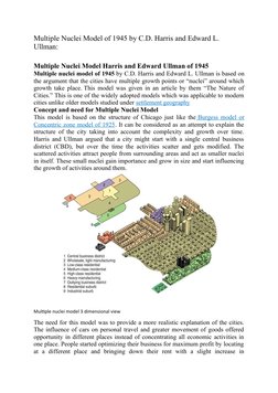 Multiple Nuclei Model.pdf Harris-Ullman Multiple Nuclei Model | PDF | Suburb | Profit (Economics)