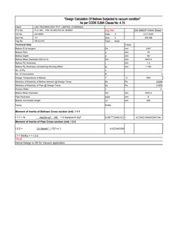 Bellows Design Calculation for Vacuum | PDF | Chemical Product ...