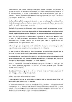 Soltó un sonoro grito cuando sintió una cálida mano golpear su hombro, tras ella había un
apuesto muchacho de alborotados riz