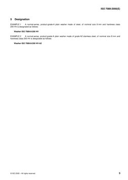 ISO 7089 - Plain Washers - Normal Series - Product Grade A PDF | PDF ...