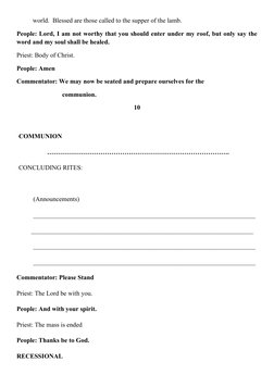 Full English Catholic Mass Script | PDF | God The Father | Glory (Religion)