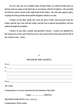 Full English Catholic Mass Script | PDF | God The Father | Glory (Religion)