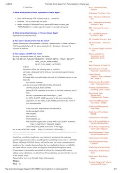 Oracle Apps Form Personalization Guide | PDF | Pl/Sql | Menu (Computing)