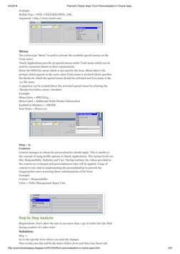 Oracle Apps Form Personalization Guide | PDF | Pl/Sql | Menu (Computing)