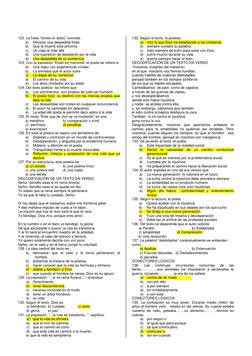 122. La frase “borda un adiós” connota:  
a) 
Hilvanar una despedida triste 
b) 
Que la muerte está próxima  
c) 
Un viaje al