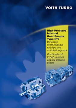 Voith IPV High-Pressure Gear Pumps | PDF | Pump | Gear