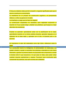 INTRODUCCIÓN A LA DIDÁCTICA: INFORMÁTICA / CERP SUROESTE
2
El discurso didáctico debe permitir compartir y negociar significa