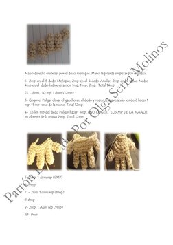 Mano derecha empezar por el dedo meñique. Mano Izquierda empezar por el Índice. 
1- 2mp en el 5 dedo Meñique, 2mp en el 4