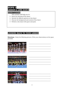 Hope - 3 Grade 12: Quarter 1 Week 7 Module 7 | PDF | Social Dance | Dances
