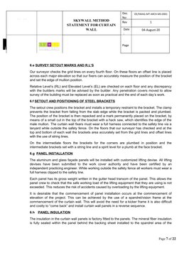 Unitized Curtain Wall Installation Guide | PDF | Quality Assurance | Wall