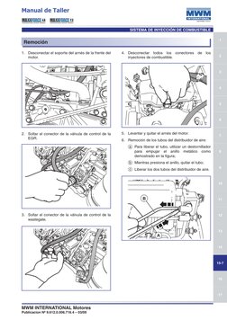 1
8
7
6
5
4
3
2
17
16
15-
14
13
12
11
10
9
Sistema de Inyección de Combustible 
MWM INTERNATIONAL Motores
Publicacion Nº 9.6