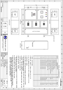 Electrical Panel General Arrangement Drawing | PDF | Electronics ...