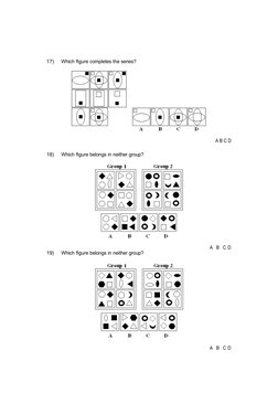 Abstract Reasoning Practice Test Answers | PDF | Teaching Mathematics