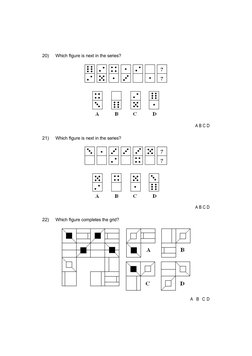 Abstract Reasoning Practice Test Answers | PDF | Teaching Mathematics