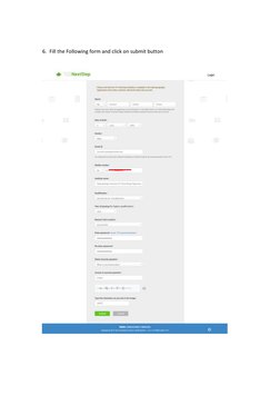 6. Fill the Following form and click on submit button
