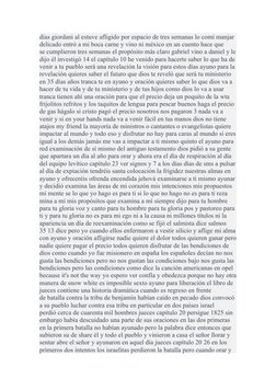 días giordani al estuve afligido por espacio de tres semanas lo comí manjar 
delicado entró a mi boca carne y vino ni méxico