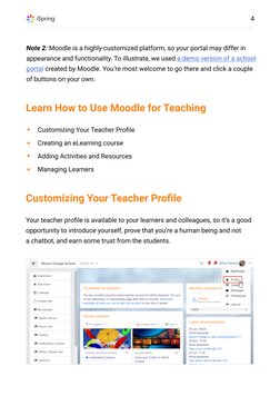 Quick Start Guide for Moodle Teachers | PDF | Educational Technology ...