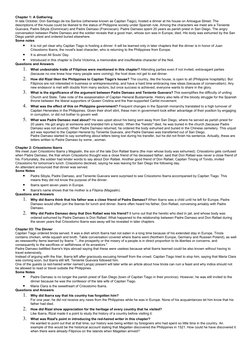 Chapter 1: A Gathering
In late October, Don Santiago de los Santos (otherwise known as Capitan Tiago), hosted a dinner at his