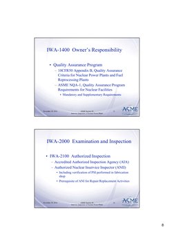 ASME Section XI: Nuclear Inspection Overview | PDF | Nondestructive ...