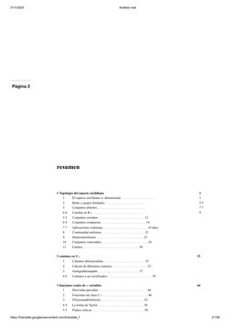 31/7/2020
Análisis real
https://translate.googleusercontent.com/translate_f
2/158
Página 2
resumen
1 Topología del espacio eu