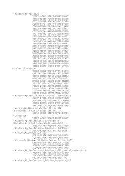 Windows XP Pro SP2 Product Keys | PDF | Windows Xp | Information ...