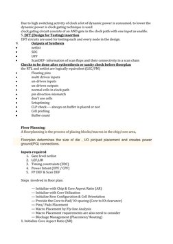 Due to high switching activity of clock a lot of dynamic power is consumed. to lower the 
dynamic power is clock gating techn