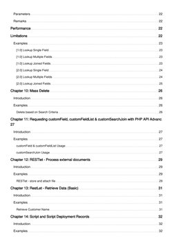 Parameters
22
Remarks
22
Performance
22
Limitations
22
Examples
23
[1.0] Lookup Single Field
23
[1.0] Lookup Multiple Fields