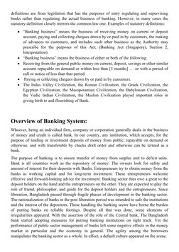 definitions are from legislation that has the purposes of entry regulating and supervising
banks rather than regulating the a