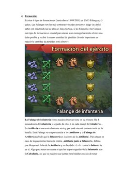 2) Formación:
 
 
Existen 6 tipos de formaciones (hasta ahora 13/09/2018) en LM 3 Falanges y 3 
cuñas. Las Falanges son las m