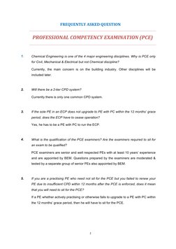 PCE Exam Overview and Requirements | PDF | Engineer | Engineering