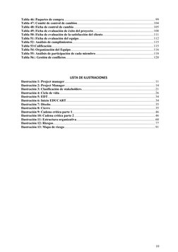 Tabla 46: Paquetes de compra.................................................................................................