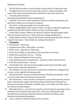 ICSE Class 10 Topography Notes | PDF | Science & Mathematics