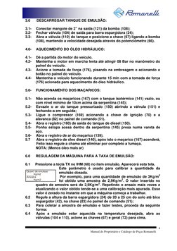 Manual do Proprietário e Catálogo de Peças Romanelli 
 
4
3.0       DESCAR
