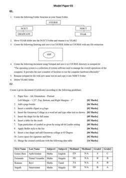 Model Paper 01 
01. 
 
 
 
 
 
 
 
 
 
 
 
 
02. 
 
 
 
 
 
 
 
 
 
 
 
 
 
