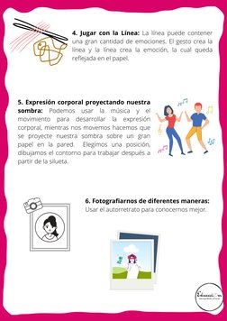 5. Expresión corporal proyectando nuestra
sombra: Podemos usar la música y el
movimiento 
para 
desarrollar 
la 
expresión
co