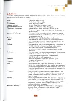 Dubai Construction Safety Code | PDF | Occupational Safety And Health ...