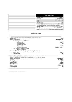 GO AROUND 
 
 
 
Thrust Levers                                                    TOGA 
 
Rotation