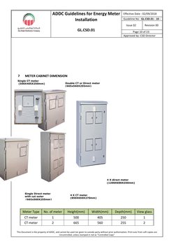 ADDC Energy Meter Installation Guidelines | PDF | Transformer ...