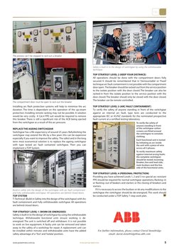 Industrial Electrix
5
www.powertrans.com.au
Installing arc flash protection systems will help to minimise the arc 
duration.