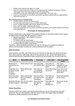 OET	  SPEAKING	  COLLECTION	  BY	  RAMJI	  
	  
4	  
• 
Please come and see me again in a week.  
• 
Here are some bro