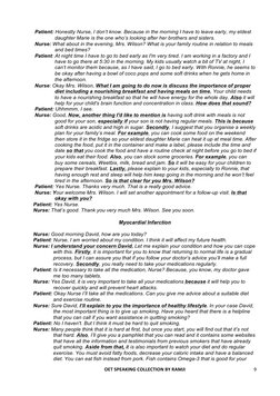 OET	  SPEAKING	  COLLECTION	  BY	  RAMJI	  
	  
9	  
Patient: Honestly Nurse, I don’t know. Because in the morning I h