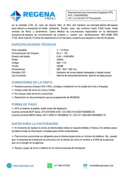 www.regenaperu.pe
+51 984187295
ventas@regenaperu.pe
Representaciones Generales Nagybabi EIRL
RUC: 20454565950
Urb. La Coloni