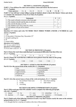 Practice Test 21: English Skills Assessment | PDF