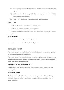 (ii)
(ii) To portray accurately the characteristics of a particular individual, situation or
a group
(iii)
(iii)To determine