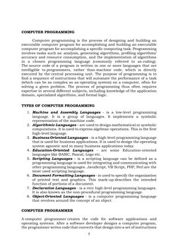 Grade 11 ICT Programming Module 1 | PDF | Programming Language | Programmer