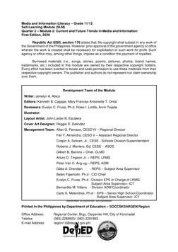 SLM - Ro - Mil-Q2 Module 2 | PDF | Massive Open Online Course | Virtual ...