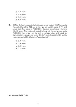 Cash Flow Analysis for Equipment Replacement | PDF | Depreciation ...