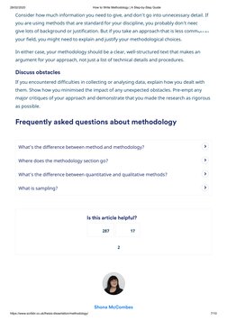 Step-by-Step Guide to Writing Methodology | PDF | Qualitative Research ...