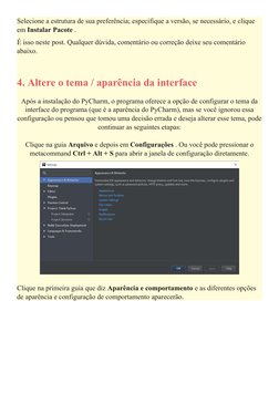 Tutorial de Configuração do PyCharm | PDF | Python (linguagem de ...